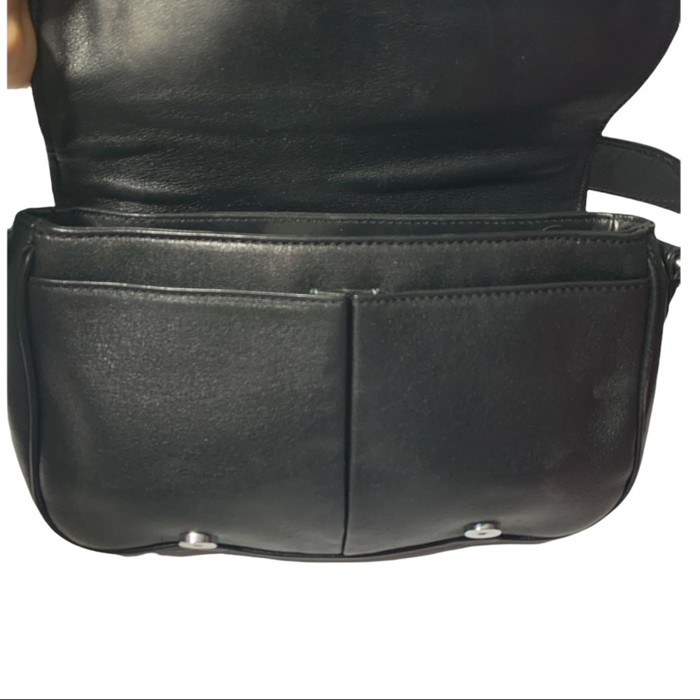 Cole Haan  women  Pure Luxury Leather Black satchel Shoulder Bag - Picture 13 of 14